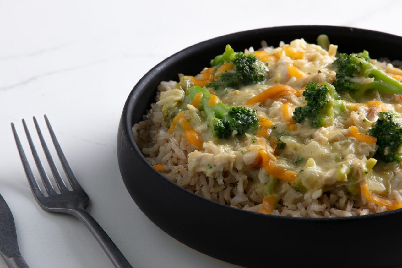 Cheesy Broccoli Chicken and Rice Bake - Gordon Food Service